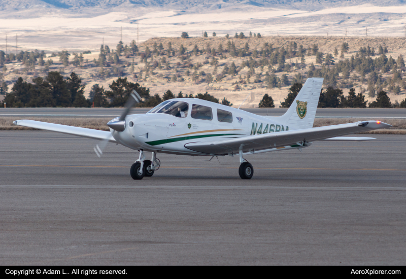 Photo of N446RM - Rocky Mountain College Piper PA-28 at BIL on AeroXplorer Aviation Database