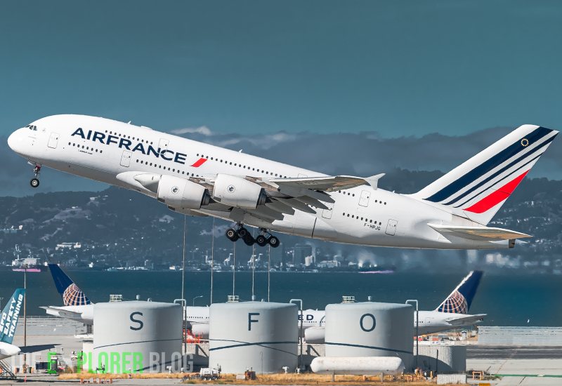 Photo of F-HPJG - Air France Airbus A380-800 at SFO on AeroXplorer Aviation Database