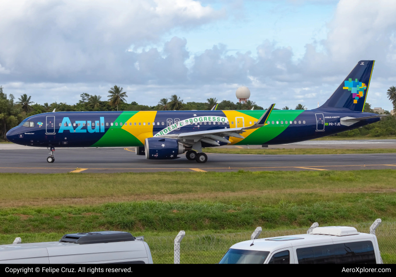 Photo of PR-YJE - Azul  Airbus A321NEO at SSA on AeroXplorer Aviation Database