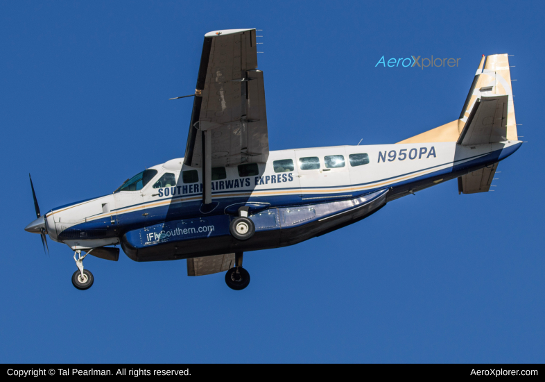 Photo of N950PA - Southern Airways Cessna 208 at PIT on AeroXplorer Aviation Database