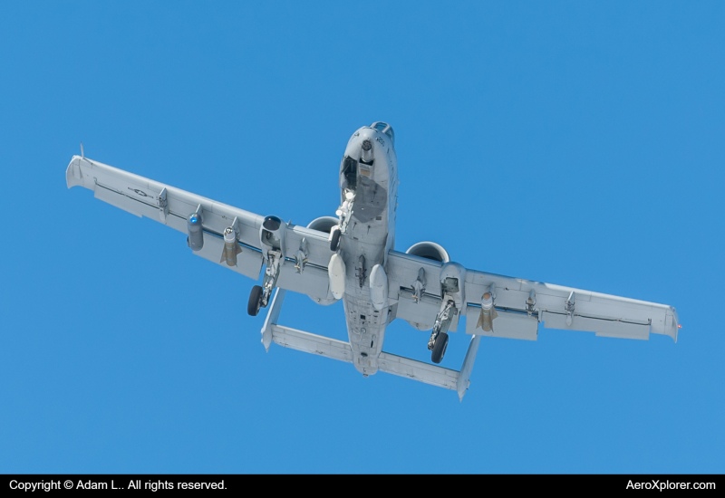 Photo of 80-0250 - USAF - United States Air Force Fairchild A-10 Thunderbolt  at BZN on AeroXplorer Aviation Database