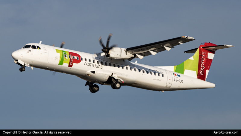 Photo of CS-DJD - TAP Express ATR 72-600 at AGP on AeroXplorer Aviation Database