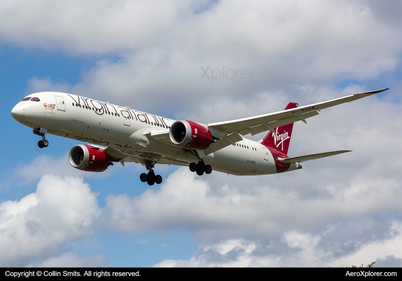 Photo of G-VDIA - Virgin Atlantic Boeing 787-9 at LHR on AeroXplorer Aviation Database