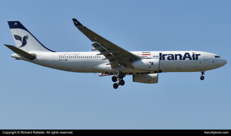 Photo of EP-IJB - Iran Air Airbus A330-200 at LHR on AeroXplorer Aviation Database