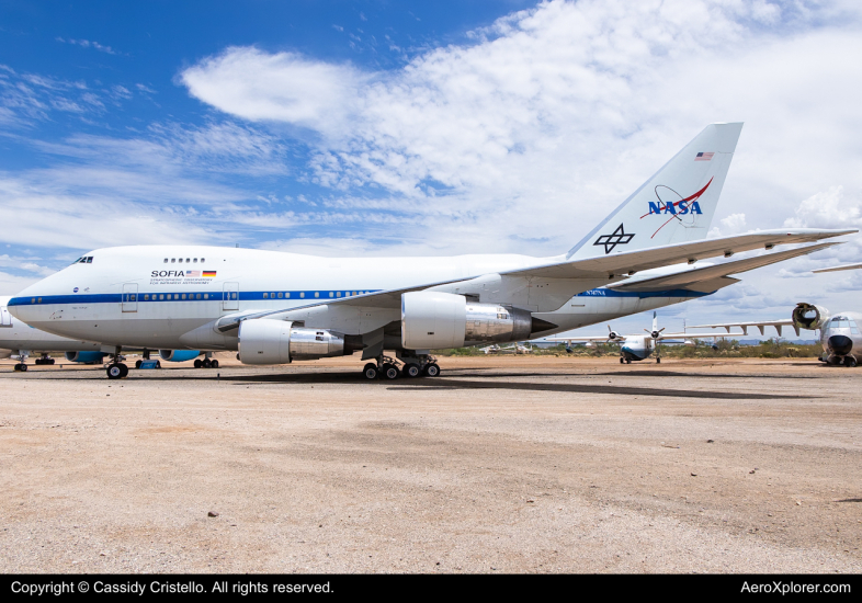 Photo of N747NA - NASA Boeing 747SP at DMA on AeroXplorer Aviation Database