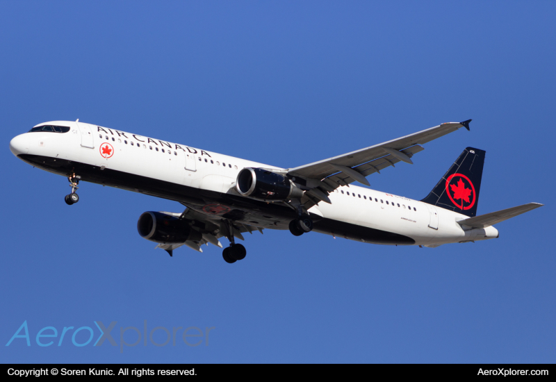 Photo of C-GJVX - Air Canada Airbus A321-200 at LAS on AeroXplorer Aviation Database