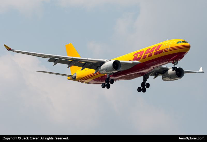 Photo of D-ALMA - DHL Airbus A330-200F at CVG on AeroXplorer Aviation Database