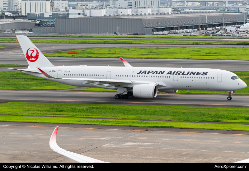 Photo of JA06XJ - Japan Airlines Airbus A350-900 at HND on AeroXplorer Aviation Database