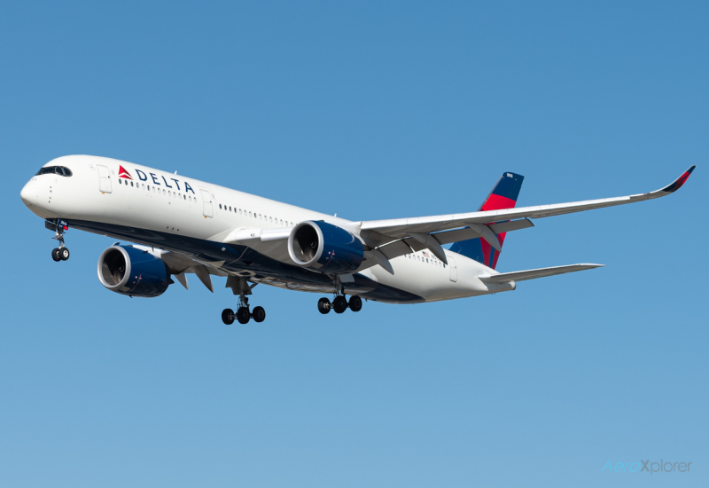 Photo of N513DZ - Delta Airlines Airbus A350-900 at SJC on AeroXplorer Aviation Database