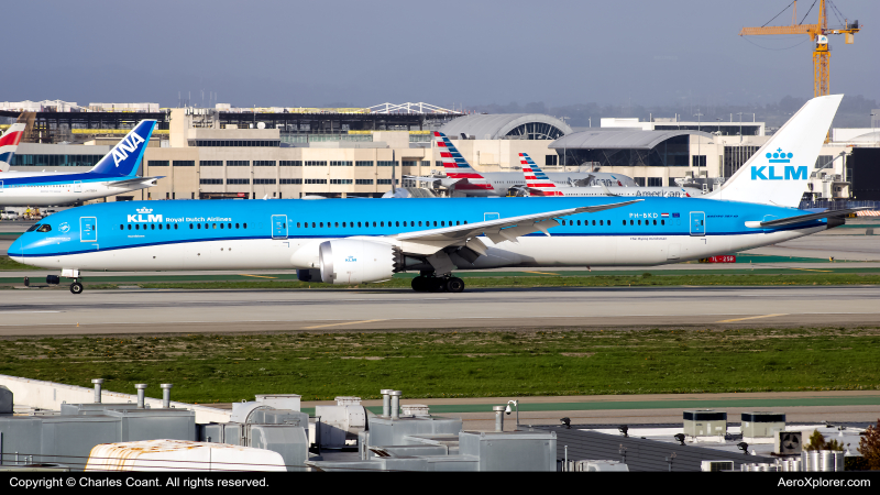 Photo of PH-BKD - KLM Boeing 787-10 at LAX on AeroXplorer Aviation Database