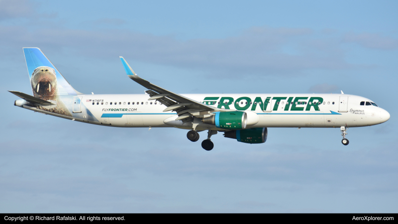 Photo of N716FR - Frontier Airlines Airbus A321-200 at MCO on AeroXplorer Aviation Database