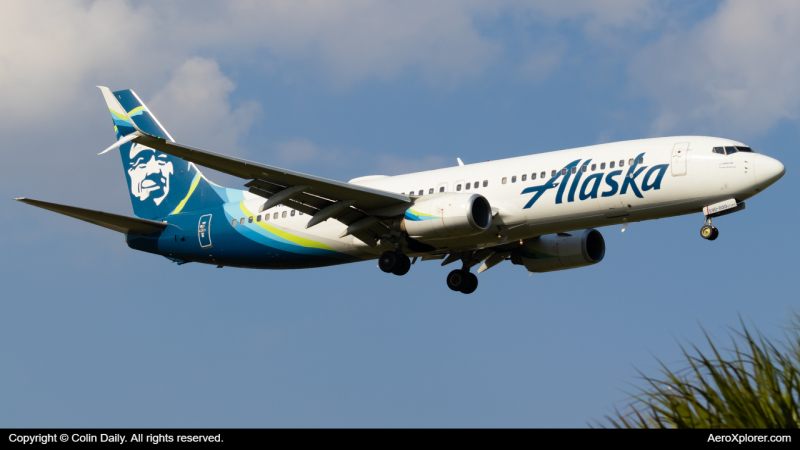 Photo of N590AS - Alaska Airlines Boeing 737-800 at MCO on AeroXplorer Aviation Database