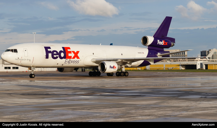 Photo of N590FE - FedEx McDonnell Douglas MD-11F at TPA on AeroXplorer Aviation Database