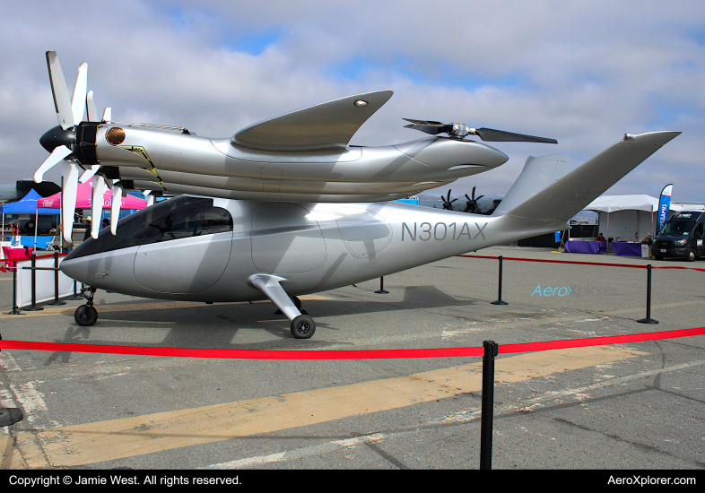 Photo of N301AX - Archer Aviation Archer Aviation Maker at SNS on AeroXplorer Aviation Database