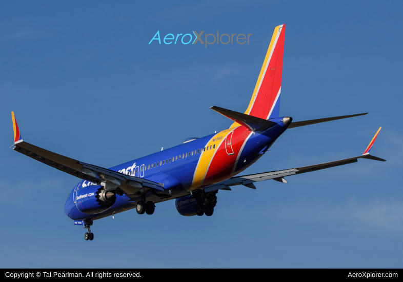 Photo of N8756S - Southwest Airlines Boeing 737 MAX 8 at PIT on AeroXplorer Aviation Database