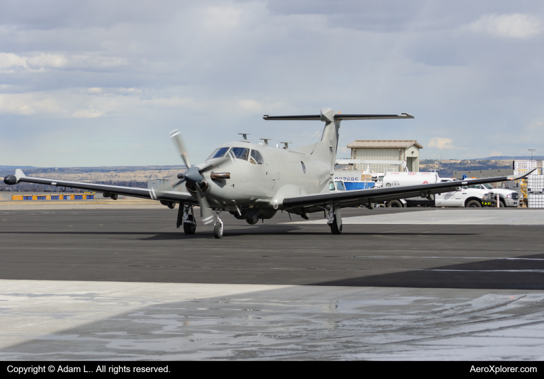 Photo of 07-0838 - USAF - United States Air Force Pilatus U-28A Draco at BIL on AeroXplorer Aviation Database