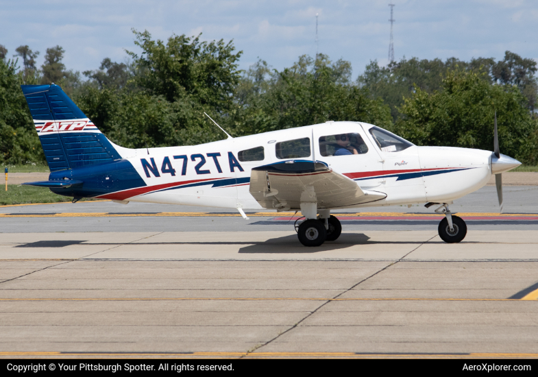 Photo of N472TA - Private  Piper PA-28 at AGC on AeroXplorer Aviation Database