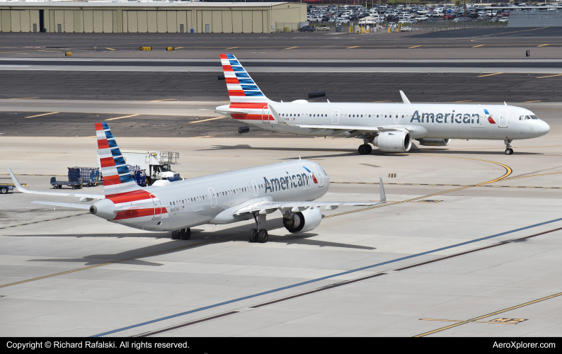 Photo of N463AA - American Airlines Airbus A321NEO at PHX on AeroXplorer Aviation Database