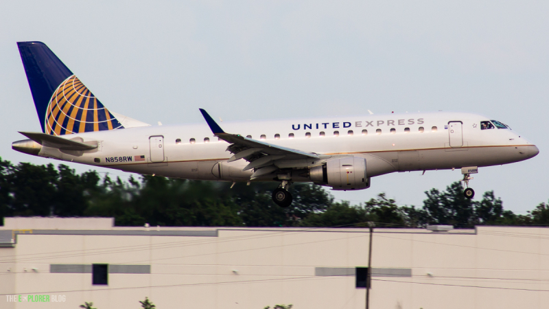 Photo of N858RW - United Express Embraer E170 at CVG on AeroXplorer Aviation Database