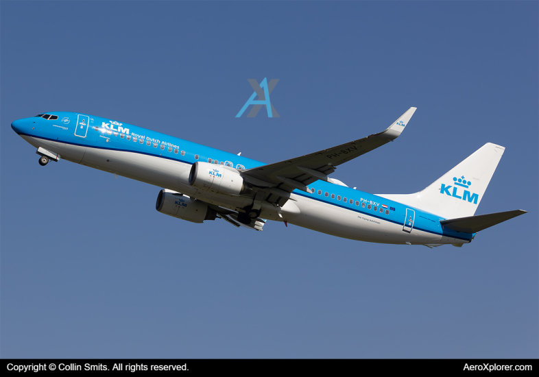 Photo of PH-BXV - KLM Boeing 737-800 at AMS on AeroXplorer Aviation Database