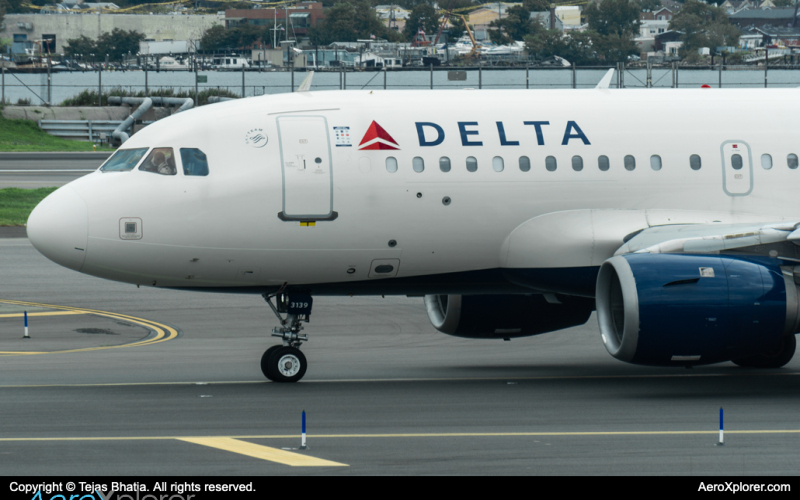 Photo of N339NB - Delta Airlines Airbus A319 at LGA on AeroXplorer Aviation Database