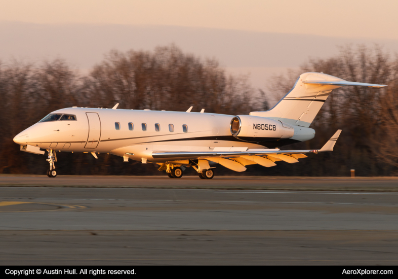 Photo of N605CB - PRIVATE Bombardier Challenger 300 at AGC on AeroXplorer Aviation Database