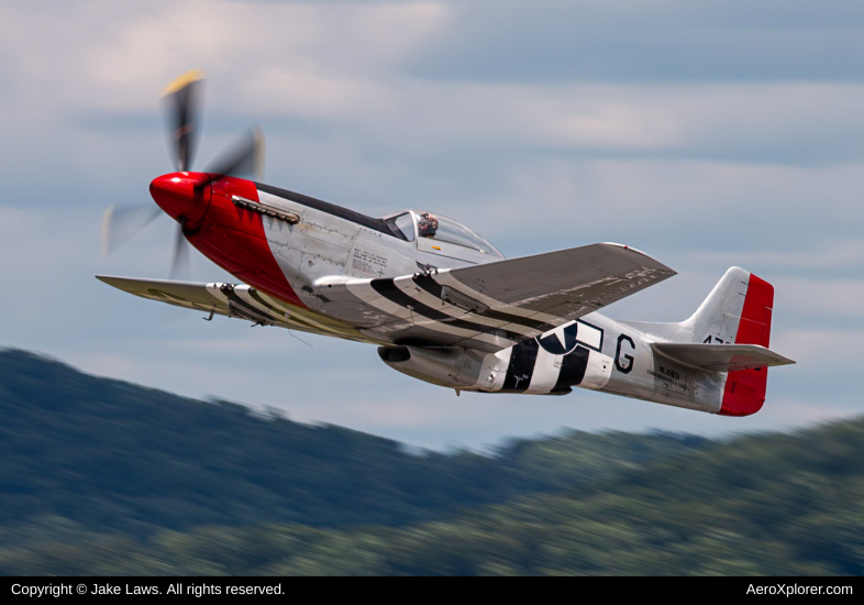 Photo of NL10601 - PRIVATE North American P-51 Mustang at RDG on AeroXplorer Aviation Database