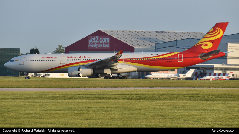 Photo of B-1048 - Hainan Airlines Airbus A330-300 at MAN on AeroXplorer Aviation Database
