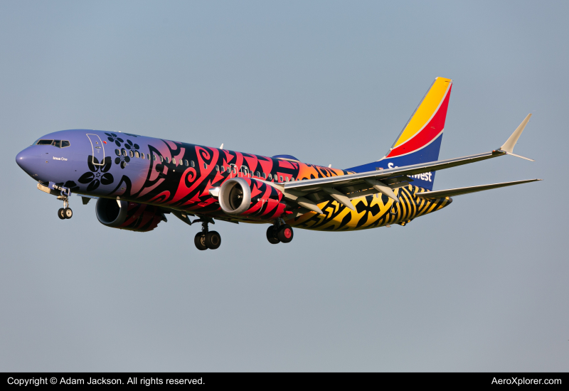 Photo of N8710M - Southwest Airlines Boeing 737 MAX 8 at BWI on AeroXplorer Aviation Database