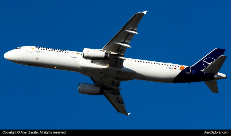 Photo of D-AIRY - Lufthansa Airbus A321-200 at HEL on AeroXplorer Aviation Database