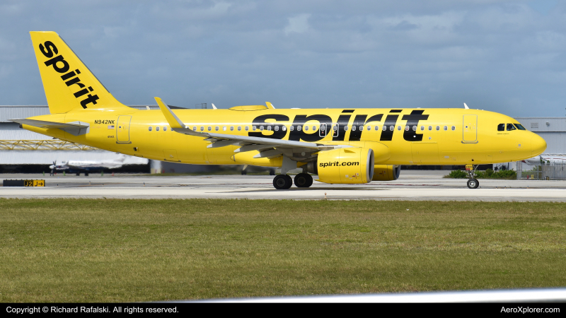 Photo of N942NK - Spirit Airlines Airbus A320NEO at FLL on AeroXplorer Aviation Database