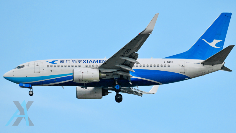Photo of B-5215 - Xiamen Air Boeing 737-700C at SIN on AeroXplorer Aviation Database