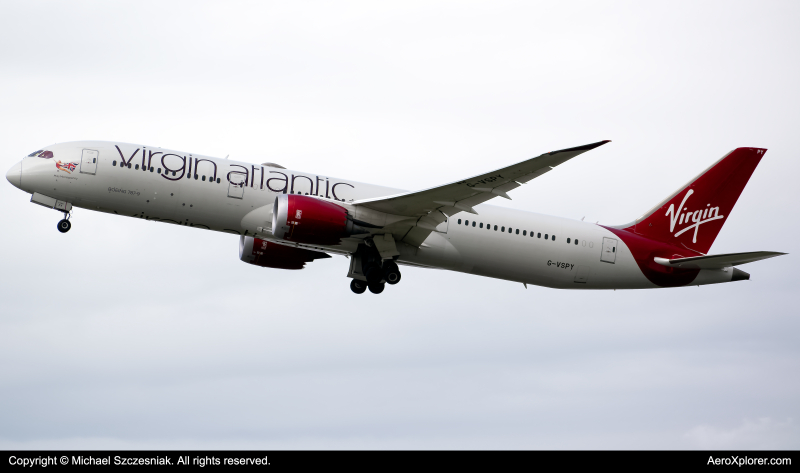 Photo of G-VSPY - Virgin Atlantic Boeing 787-9 at LHR on AeroXplorer Aviation Database