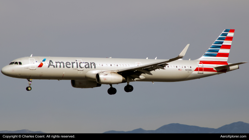 Photo of N115NN - American Airlines Airbus A321-200 at LAX on AeroXplorer Aviation Database