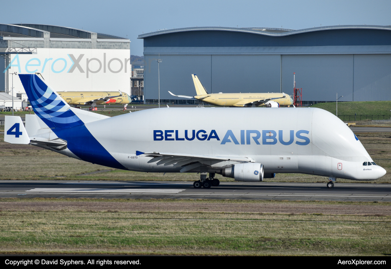 Photo of F-GSTD - Airbus Transport International Airbus A300B4 at TLS on AeroXplorer Aviation Database