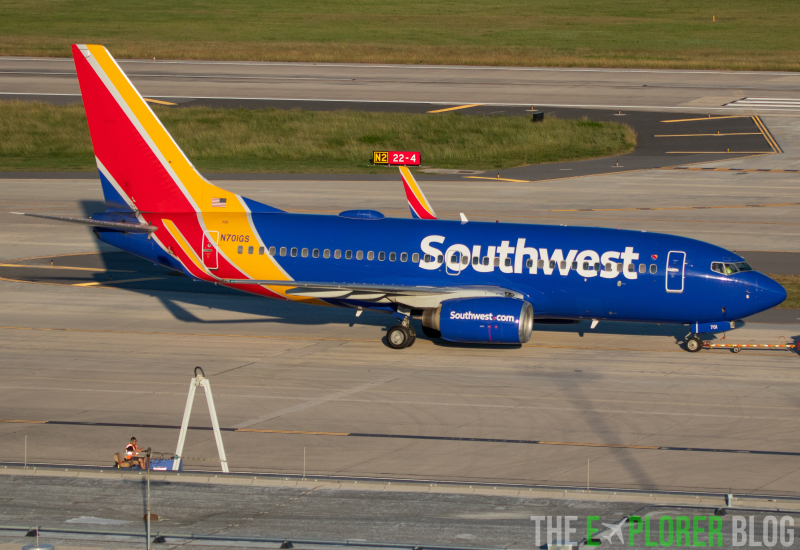 Photo of N701GS - Southwest Airlines Boeing 737-700 at SAT on AeroXplorer Aviation Database