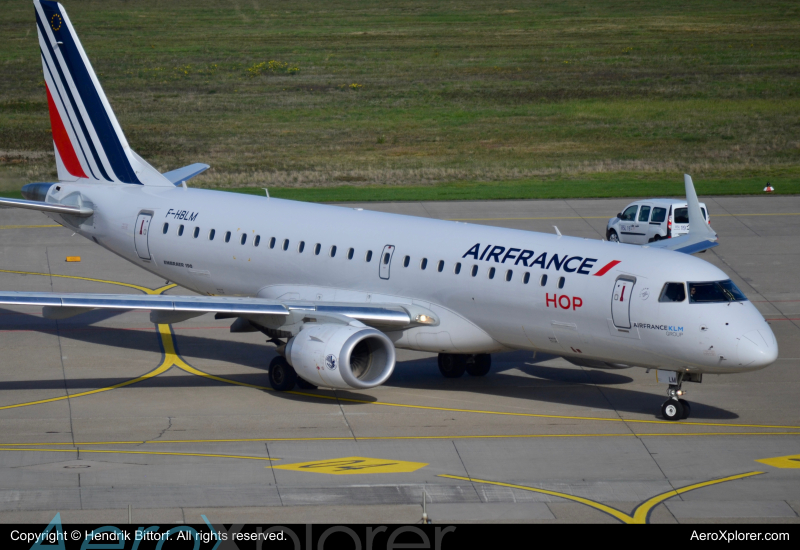 Photo of F-HBLM - Air France Hop Embraer E190 at NUE on AeroXplorer Aviation Database