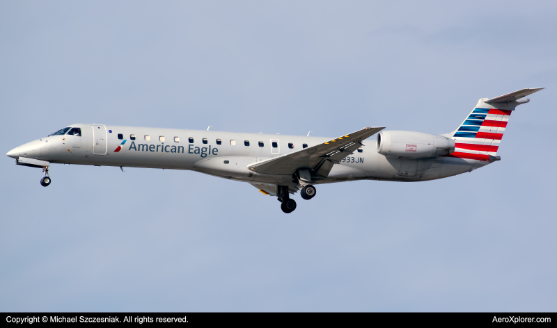 Photo of N933JN - American Airlines Embraer ERJ145 at ORD on AeroXplorer Aviation Database