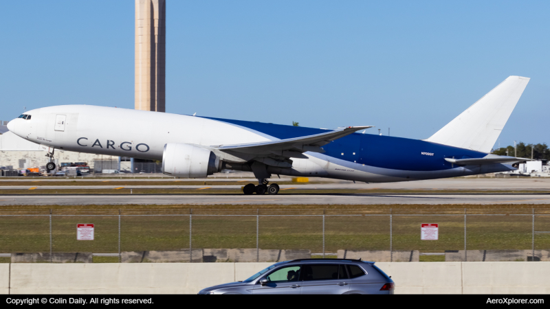 Photo of N702GT - Southern Air Cargo Boeing 777-F at MIA on AeroXplorer Aviation Database