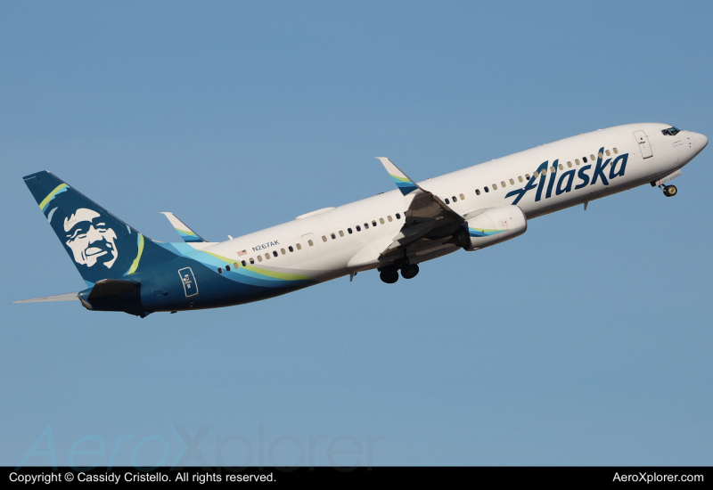 Photo of N267AK - Alaska Airlines Boeing 737-900ER at PHX on AeroXplorer Aviation Database