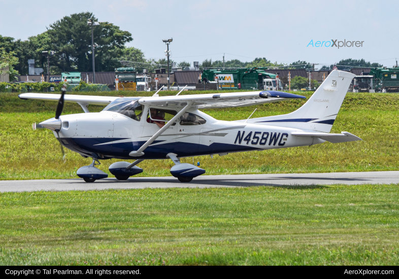 Photo of N458WC - PRIVATE Cessna 182 Skylane at GAI on AeroXplorer Aviation Database