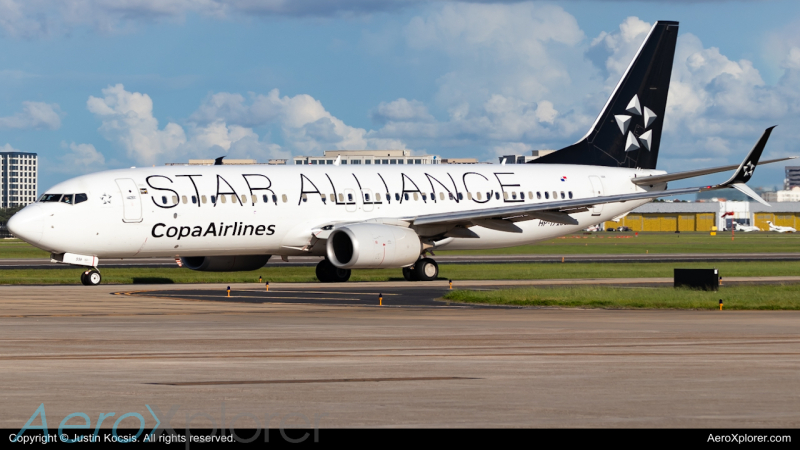 Photo of HP-1728CMP - Copa Airlines Boeing 737-800 at Ktpa on AeroXplorer Aviation Database