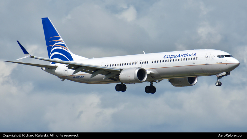 Photo of HP-9901CMP - Copa Airlines Boeing 737 MAX 9 at MCO on AeroXplorer Aviation Database
