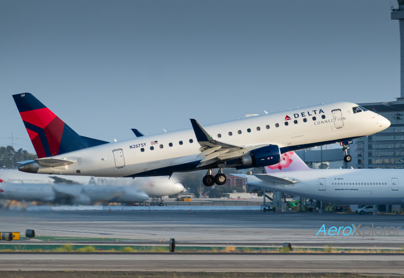 Photo of N267SY - Delta Connection Embraer E175 at LAX on AeroXplorer Aviation Database