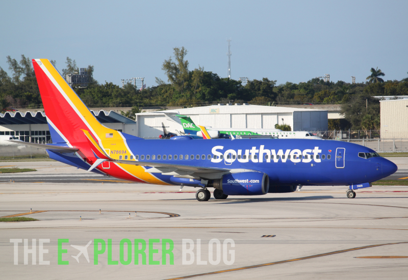 Photo of N7869A - Southwest Airlines Boeing 737-700 at FLL on AeroXplorer Aviation Database