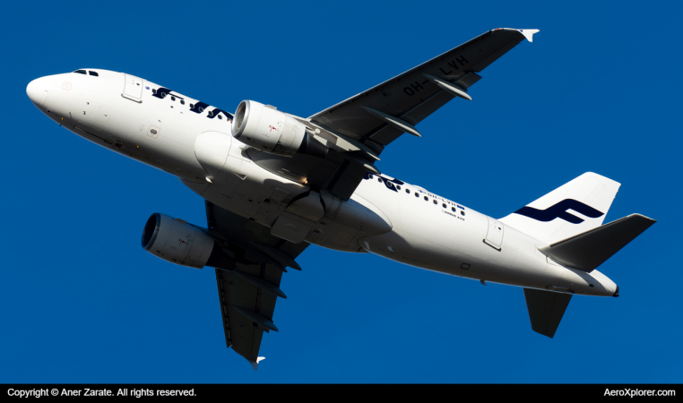 Photo of OH-LVH - Finnair Airbus A319 at HEL on AeroXplorer Aviation Database