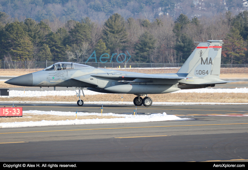 Photo of 79-0064 - USAF - United States Air Force McDonnell Douglas F-15 Eagle at BAF on AeroXplorer Aviation Database