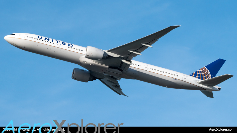 Photo of N2748U - United Airlines Boeing 777-300ER at SFO on AeroXplorer Aviation Database