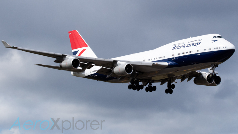 Photo of G-CIVB - British Airways Boeing 747-400 at MIA on AeroXplorer Aviation Database