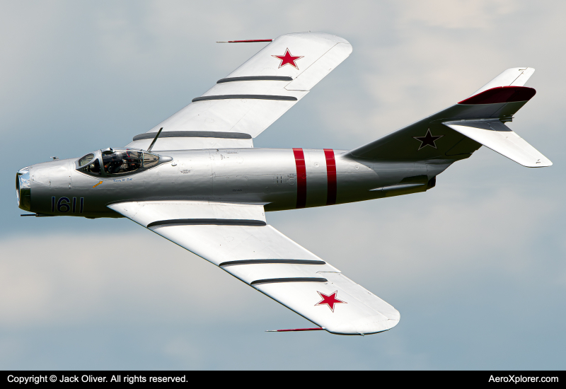 Photo of N217SH - PRIVATE Mikoyan-Gurevich MiG-17 at DAY on AeroXplorer Aviation Database